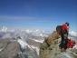 049. Pohledy z vrcholu Matterhorn 4477m, pondělí 25.8.2003, 10:00am
