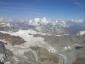062. Pohledy z vrcholu Matterhorn 4477m, pondělí 25.8.2003, 10:13am