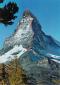 094. Matterhorn, pohlednice - možné cesty výstupu