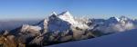 228. Panorama Cordillera Blanka, Nevado Huandoy 6395m