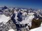 108. Pohledy z vrcholu Weisshorn 4505m